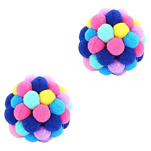 SEWOART 2stücke Bunte Katzenbälle Mit Interaktives Spielzeug Für Katzen Für Training Und Unterhaltung Zufällige Farben Stundenlangen Spielspaß SEWOART 2stücke Bunte Katzenbälle Mit Interaktives Spielzeug Für Katzen Für Training Und Unterhaltung Zufällige Farben Stundenlangen Spielspaß von SEWOART