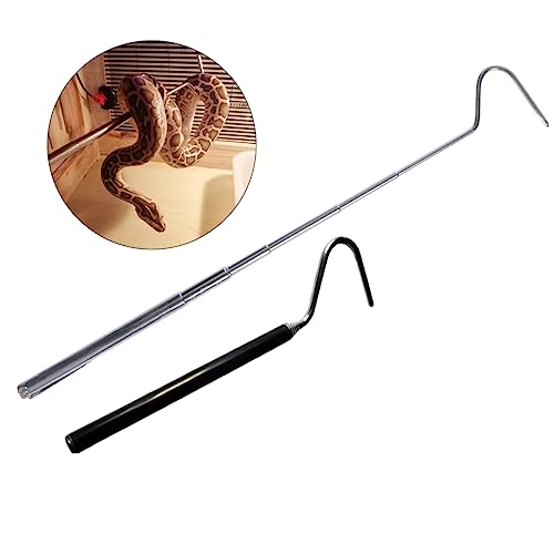 SEWOART 2 Stück Teleskop Schlangenhaken aus Professionelles Reptilienwerkzeug Leicht Tragbar für Umgang mit Schlangen und Kleinen Reptilien SEWOART 2 Stück Teleskop Schlangenhaken aus Professionelles Reptilienwerkzeug Leicht Tragbar für Umgang mit Schlangen und Kleinen Reptilien von SEWOART