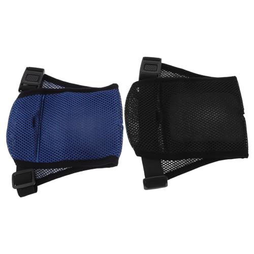 SEWOART 2 Stück Verstellbare Atmungsaktive Hundeschutzhose für Hündinnen Waschbare Periodenunterwäsche Wiederverwendbar Leichtes Material Antistress Design Geeignet von SEWOART