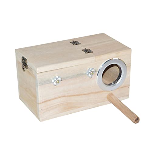 SEWOART 2 Stück Vogelhalter Aus Holz Vogelhaus Vogelnisthalter Vogelbeobachtungshalter Hölzern von SEWOART