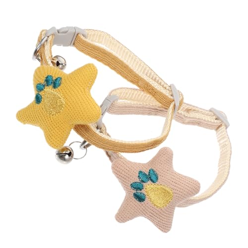 SEWOART 2 Stücke Pet Halsband Cat Bell Collar Mit Metallschnalle Pet Supplies Welpen Nackendekor SEWOART 2 Stücke Pet Halsband Cat Bell Collar Mit Metallschnalle Pet Supplies Welpen Nackendekor von SEWOART