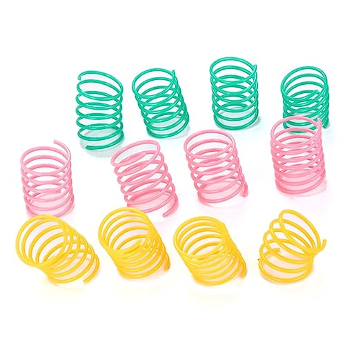 SEWOART Buntes Katzenfederspielzeug-Set Kätzchenspielzeug Hüpffedern für Die Spielzeit Von Haustieren SEWOART Buntes Katzenfederspielzeug-Set Kätzchenspielzeug Hüpffedern für Die Spielzeit Von Haustieren von SEWOART