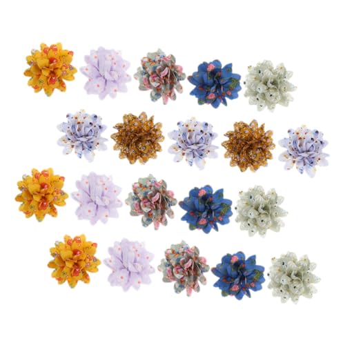 SEWOART 20 Stücke Blumen Dekoration Für Hunde Welpen Zubehör Mit Spitze Blume Für Haustier Party Cosplay SEWOART 20 Stücke Blumen Dekoration Für Hunde Welpen Zubehör Mit Spitze Blume Für Haustier Party Cosplay von SEWOART