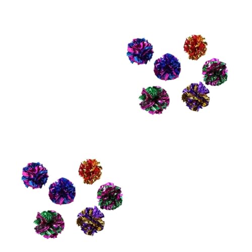 SEWOART 24 STK Katzenspielzeug für Haustiere Katzen Spielzeug cat Toys Crinkle-Katzenspielzeug spielsachen für Katzen für katzenspielzeug Crinkle-Bälle für Katzen Katzenspielzeugbälle SEWOART 24 STK Katzenspielzeug für Haustiere Katzen Spielzeug cat Toys Crinkle-Katzenspielzeug spielsachen für Katzen für katzenspielzeug Crinkle-Bälle für Katzen Katzenspielzeugbälle von SEWOART