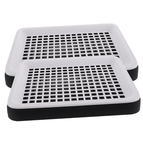 SEWOART 2Er-Box Hamster Toilette Hamster klo kaninchentoilette Tier-Kotwanne Haustierklo Kleintierklo Katzentoilette mit Rost Hasen Frettchentoilette Töpfchen für Meerschweinchen pp Black SEWOART 2Er-Box Hamster Toilette Hamster klo kaninchentoilette Tier-Kotwanne Haustierklo Kleintierklo Katzentoilette mit Rost Hasen Frettchentoilette Töpfchen für Meerschweinchen pp Black von SEWOART