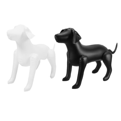 SEWOART 2St Haustierbekleidungsmodell Schaufensterpuppenmodell für Kleiderständer für Hunde Hundekleidung Haustiere Hundeschaufensterpuppen Haustierkostüm-Ausstellungsmodell der Hund PVC von SEWOART