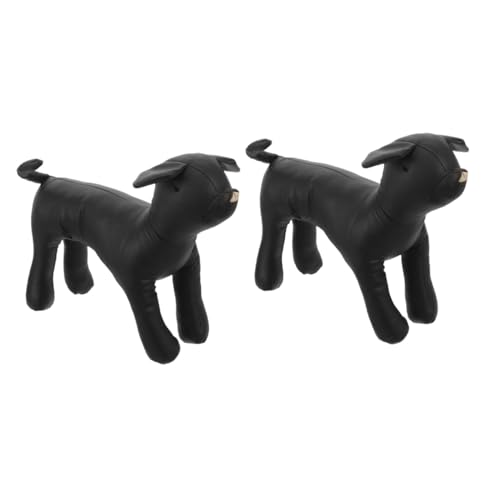 SEWOART 2St Haustiermodell tierkostüme Animal Costume Ausstellung von Hundebekleidung pet Supplies Ausstellungsstand für Hundekleidung Hundemodell aus PU-Leder zur Ausstellung Black SEWOART 2St Haustiermodell tierkostüme Animal Costume Ausstellung von Hundebekleidung pet Supplies Ausstellungsstand für Hundekleidung Hundemodell aus PU-Leder zur Ausstellung Black von SEWOART