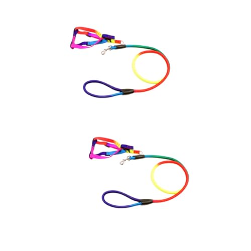 SEWOART 2-teilige Hundeleine Und Set Modisches Nylon Leichte Zugseile Für Haustiere Bequeme Brustgurte Hundebedarf Größe S Haustiertraining SEWOART 2-teilige Hundeleine Und Set Modisches Nylon Leichte Zugseile Für Haustiere Bequeme Brustgurte Hundebedarf Größe S Haustiertraining von SEWOART