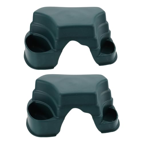 SEWOART 2St Krabbeltierfutterbecken Plattform aus Reptilienhaut Versteckhöhle für Reptilientiere pet Food Container schleichtiere Schlangenhaut Schildkrötenhaut Höhle Plastik Green SEWOART 2St Krabbeltierfutterbecken Plattform aus Reptilienhaut Versteckhöhle für Reptilientiere pet Food Container schleichtiere Schlangenhaut Schildkrötenhaut Höhle Plastik Green von SEWOART