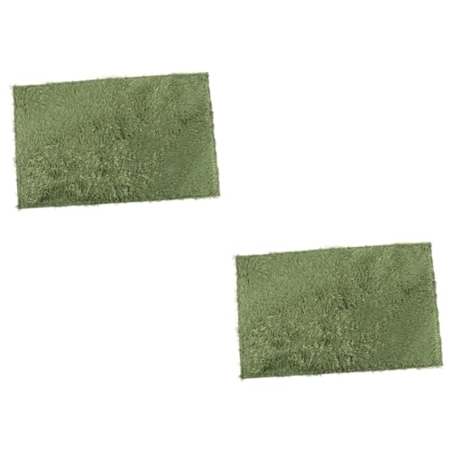 SEWOART 2 Stücke Kriechen Haustiere Matte Wiederverwendbare Gefälschte Gras Für Reptil Teppich Baumwolle Terrarium Liner von SEWOART