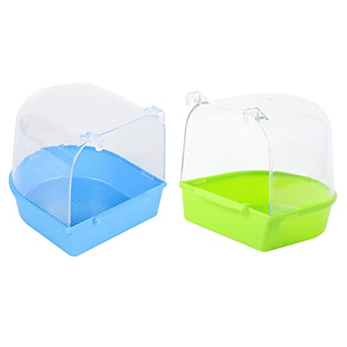 SEWOART 2Pcs Papagei Vogel Bad Badewanne Vogel Badewannen Pet Dusche Badewanne für Reinigung SEWOART 2Pcs Papagei Vogel Bad Badewanne Vogel Badewannen Pet Dusche Badewanne für Reinigung von SEWOART