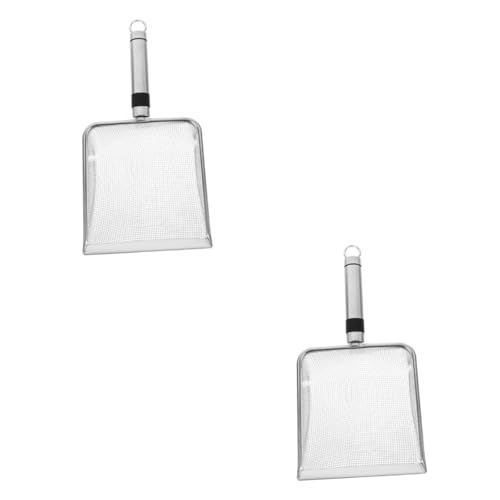 SEWOART 2 Stücke Katzenstreu Schaufel Metall Wurf Scooper Wurf Box Schaufel Einfach Zu Liefert SEWOART 2 Stücke Katzenstreu Schaufel Metall Wurf Scooper Wurf Box Schaufel Einfach Zu Liefert von SEWOART