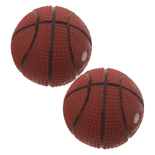SEWOART 2Stücke Basketball mit Geräuschfunktion Interaktives Kauspielzeug für Kleine Fördert Zahnpflege für Beschäftigung SEWOART 2Stücke Basketball mit Geräuschfunktion Interaktives Kauspielzeug für Kleine Fördert Zahnpflege für Beschäftigung von SEWOART