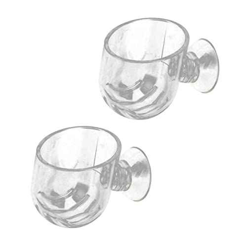 SEWOART 2Stücke Fischtank Fütterungsbecher Transparente Futterhalter Für Aquarium Für Fütterung Von Fischen Und Garnelen Einfache Handhabung Und Vielseitig SEWOART 2Stücke Fischtank Fütterungsbecher Transparente Futterhalter Für Aquarium Für Fütterung Von Fischen Und Garnelen Einfache Handhabung Und Vielseitig von SEWOART
