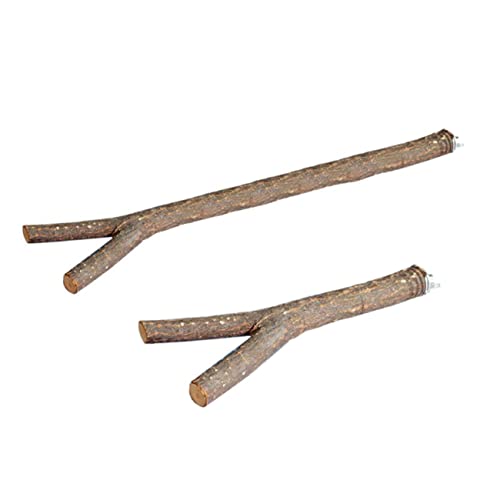 SEWOART 2Stücke Papageien Holzgabel Stehende Halterung Vogel Rack Für Papageienkäfig Für Krallenpflege Und Spielmöglichkeiten Käfig Zubehör SEWOART 2Stücke Papageien Holzgabel Stehende Halterung Vogel Rack Für Papageienkäfig Für Krallenpflege Und Spielmöglichkeiten Käfig Zubehör von SEWOART