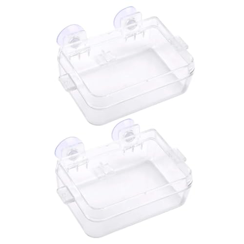 SEWOART 2Stücke Reptilien Wassernapf Teiliges Futternapf Für Eidechsen Gecko Und Bartagame Escape Design Sicherer Für Futter Und Wasser Im Terrarium SEWOART 2Stücke Reptilien Wassernapf Teiliges Futternapf Für Eidechsen Gecko Und Bartagame Escape Design Sicherer Für Futter Und Wasser Im Terrarium von SEWOART