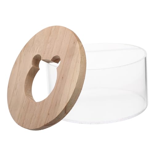SEWOART 2stücke Kleine Transparente Sandbad Box Für Hamster Und Kleintiere Multifunktionale Badewanne Und Toilette Einfach Zu Reinigen Lagern Für Chinchillas Mäuse Und Rennmäuse von SEWOART