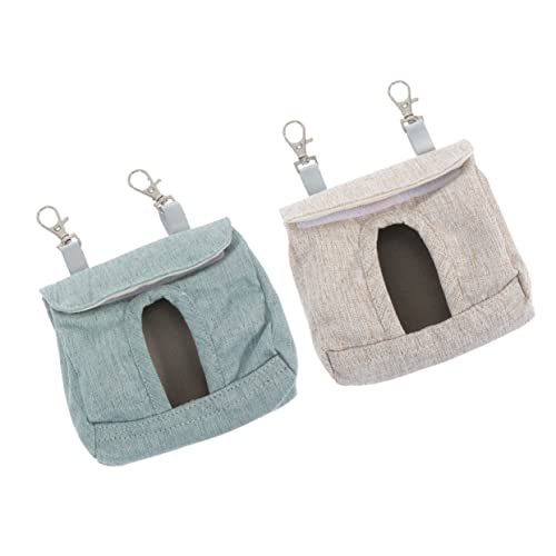 SEWOART Vielseitiger Futterspender für Kaninchen 2 Stück Heu-Futterbeutel für Meerschweinchen Chinchillas Hamster einfach anzubringen und abzunehmen sicheres Material SEWOART Vielseitiger Futterspender für Kaninchen 2 Stück Heu-Futterbeutel für Meerschweinchen Chinchillas Hamster einfach anzubringen und abzunehmen sicheres Material von SEWOART