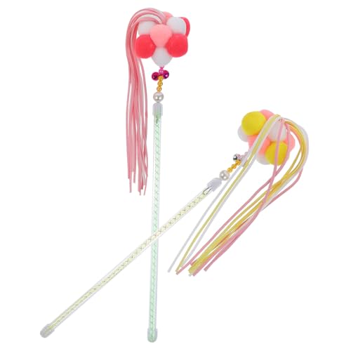 SEWOART 2-teiliges interaktives Katzenspielzeug für Hauskatzen ABS-PVC-Spielzeug zum Necken leichtes Kätzchenspielzeug Katzenangel kratzfestes Kätzchenzubehör SEWOART 2-teiliges interaktives Katzenspielzeug für Hauskatzen ABS-PVC-Spielzeug zum Necken leichtes Kätzchenspielzeug Katzenangel kratzfestes Kätzchenzubehör von SEWOART