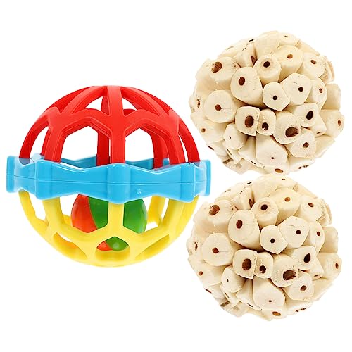 SEWOART Schleifschnabelbälle für Vögel 3 Stück Papageienspielzeug mit Gummibällen trainieren die Fußgriffflexibilität und vertreiben Langeweile SEWOART Schleifschnabelbälle für Vögel 3 Stück Papageienspielzeug mit Gummibällen trainieren die Fußgriffflexibilität und vertreiben Langeweile von SEWOART