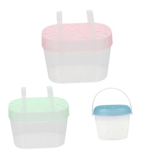 SEWOART Tragbare Futterbox Für Haustiere Mit Atmungsaktivem Design Und Transparentem Sichtfenster Als Outdoor-Aquarium Oder Transportbox SEWOART Tragbare Futterbox Für Haustiere Mit Atmungsaktivem Design Und Transparentem Sichtfenster Als Outdoor-Aquarium Oder Transportbox von SEWOART