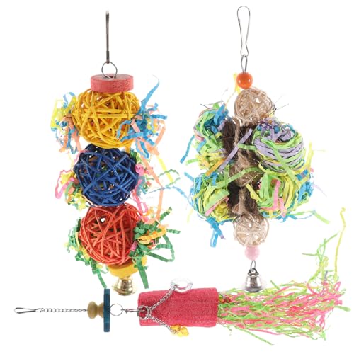 SEWOART Vogel-zerkleinerungsspielzeug Vogelkauspielzeug Zum Aufhängen Vogelspielzeug Futter Suchen Vogelkäfig Zubehör Kau Spielzeug Für Papageien SEWOART Vogel-zerkleinerungsspielzeug Vogelkauspielzeug Zum Aufhängen Vogelspielzeug Futter Suchen Vogelkäfig Zubehör Kau Spielzeug Für Papageien von SEWOART