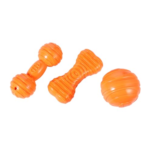 SEWOART 3 Stück Teiliges Langlebiges Kauspielzeug für TPR Material Quietschendes Pet Plush Interaktives Training Ball Hantel und Knochen SEWOART 3 Stück Teiliges Langlebiges Kauspielzeug für TPR Material Quietschendes Pet Plush Interaktives Training Ball Hantel und Knochen von SEWOART