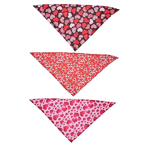 SEWOART 3 Stück Valentinstags Lätzchen Individuelles Hundehalsband Hundehalsbänder Für Mittelgroße Hunde Zubehör Hundehalstücher Liebesglöckchen Herzen Hundeleckerlis Pride SEWOART 3 Stück Valentinstags Lätzchen Individuelles Hundehalsband Hundehalsbänder Für Mittelgroße Hunde Zubehör Hundehalstücher Liebesglöckchen Herzen Hundeleckerlis Pride von SEWOART