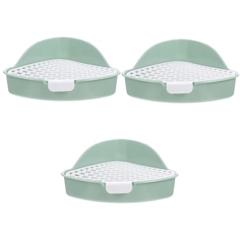 SEWOART 3Er-Box Kaninchentoilette Hasenstreu Hase als Haustier Hamstertoilette Hamster klo kaninchenklo unterputzdose Bettzeug Häschen Haustiertoilette Kaninchen Töpfchen pp Green SEWOART 3Er-Box Kaninchentoilette Hasenstreu Hase als Haustier Hamstertoilette Hamster klo kaninchenklo unterputzdose Bettzeug Häschen Haustiertoilette Kaninchen Töpfchen pp Green von SEWOART