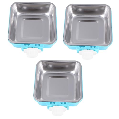 SEWOART 3St Haustiernapf Kiste Wasserschale Boxen für Hunde Wassernapf für Hundebox Hundenapf für Kisten Fallkäfige für Hunde hängender Hundenapf Futterautomat für Haustiere Blue SEWOART 3St Haustiernapf Kiste Wasserschale Boxen für Hunde Wassernapf für Hundebox Hundenapf für Kisten Fallkäfige für Hunde hängender Hundenapf Futterautomat für Haustiere Blue von SEWOART