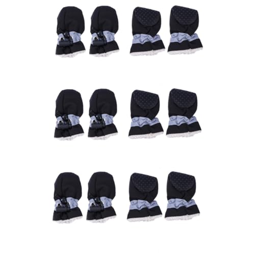 SEWOART 3St warme Hundeschuhe Winterschuhe für Hunde Wasserschuhe für Hunde Wanderstiefel für Welpen Hundepfotenärmel Dog Shoes Hunde Schuhe warme Haustierschuhe Hunde Stiefel Black SEWOART 3St warme Hundeschuhe Winterschuhe für Hunde Wasserschuhe für Hunde Wanderstiefel für Welpen Hundepfotenärmel Dog Shoes Hunde Schuhe warme Haustierschuhe Hunde Stiefel Black von SEWOART