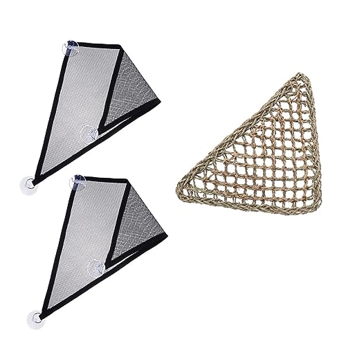 SEWOART 3er Set Hängematte Liege Hamsterkäfig Gecko-hängematte Frettchen Hängematte Schildkröte Auto Liefert Kaninchen Wurf Nagetier Meerschweinchenkäfig Mesh-oberfläche von SEWOART