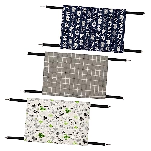 SEWOART 3pcs Guinea Pig Große Hängematte Waschbar Komfortable Aussetzung Chinchilla Bett Plüsch Hamster Bett Für SEWOART 3pcs Guinea Pig Große Hängematte Waschbar Komfortable Aussetzung Chinchilla Bett Plüsch Hamster Bett Für von SEWOART