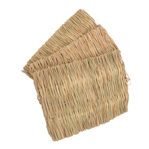 SEWOART 3st Einstreu Für Kaninchen -Hasen-zubehör Kauspielzeug Für Meerschweinchen Hasen-nistmatte Hamstermatratze Handgemachte Hasenmatte Kaninchen Kratzunterlage Kaninchenhäuser Gras SEWOART 3st Einstreu Für Kaninchen -Hasen-zubehör Kauspielzeug Für Meerschweinchen Hasen-nistmatte Hamstermatratze Handgemachte Hasenmatte Kaninchen Kratzunterlage Kaninchenhäuser Gras von SEWOART