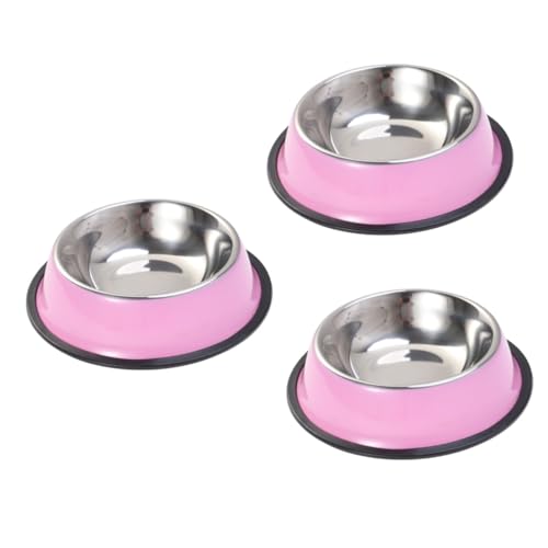 SEWOART 3st Haustiernapf Futternapf Für Hunde Fisch Tank Log Katzennapf Haustierzubehör Schüssel Rosa SEWOART 3st Haustiernapf Futternapf Für Hunde Fisch Tank Log Katzennapf Haustierzubehör Schüssel Rosa von SEWOART