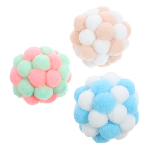 SEWOART 3st Katzenglockenball Flauschige Bälle Kauspielzeug Für Katzen Kuschelige Katzenbälle Katzen Interaktives Spielen Interaktives Spielzeug Für Plüsch Spielzeugball Kätzchen SEWOART 3st Katzenglockenball Flauschige Bälle Kauspielzeug Für Katzen Kuschelige Katzenbälle Katzen Interaktives Spielen Interaktives Spielzeug Für Plüsch Spielzeugball Kätzchen von SEWOART