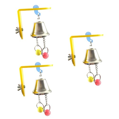 SEWOART 3 Stücke Vogel Spielzeug Papagei Käfig Zubehör Große Edelstahl Kauen Käfig Dekorationen Für Nymphensittich Spielzeug SEWOART 3 Stücke Vogel Spielzeug Papagei Käfig Zubehör Große Edelstahl Kauen Käfig Dekorationen Für Nymphensittich Spielzeug von SEWOART