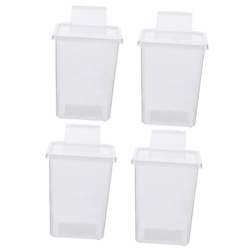 SEWOART 2sets Reptile Fütterung Box Pp Material Reptile Feeder Container Doppel Deckel Robust Für Reptilien 2 Stücke * 2 von SEWOART