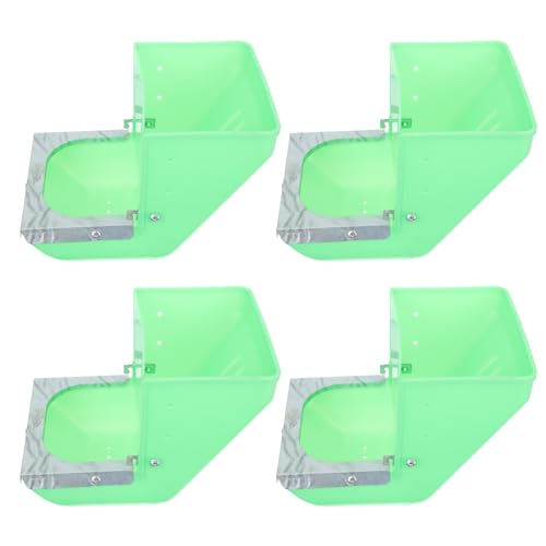 SEWOART 4 Stück Futterbox Für Kaninchen Hasenbehälter Für Futter Kleintiere Näpfe Tierfutterbehälter Kleintier Grasbehälter Kleintiernapf Futternäpfe Behälter Für Futter von SEWOART