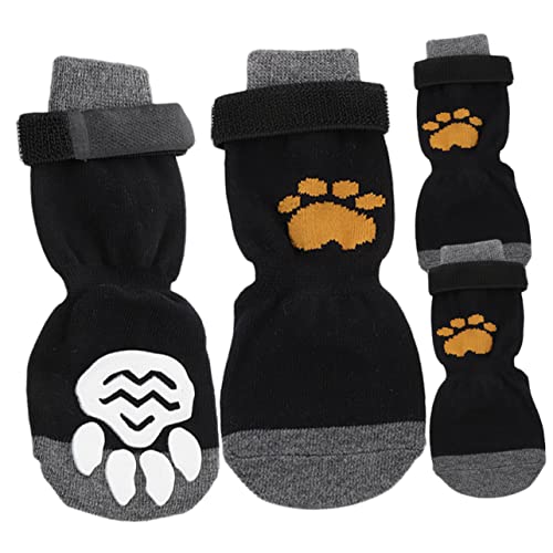 SEWOART 4er-Set rutschfeste Baumwollsocken Für Hunde Atmungsaktive Pfotenschutzsocken Waschbare Hundesocken Für Kleine Hunde SEWOART 4er-Set rutschfeste Baumwollsocken Für Hunde Atmungsaktive Pfotenschutzsocken Waschbare Hundesocken Für Kleine Hunde von SEWOART