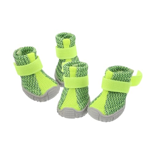 SEWOART 4 Stück Haustier Jahreszeiten Sportschuhe Haustierfußabdeckung Hund Atmungsaktiv Kleine Hundeschuhe Schutzstiefel Für Hundepfoten Schuhe Für Hunde Corgi-Schuhe Polyester Grün SEWOART 4 Stück Haustier Jahreszeiten Sportschuhe Haustierfußabdeckung Hund Atmungsaktiv Kleine Hundeschuhe Schutzstiefel Für Hundepfoten Schuhe Für Hunde Corgi-Schuhe Polyester Grün von SEWOART