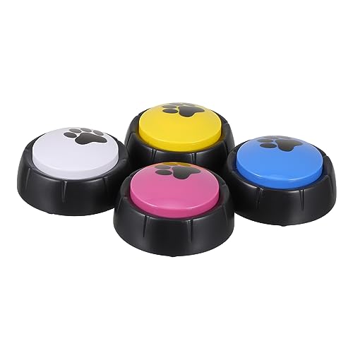 SEWOART 4 Stück Haustier Trainingsknopf Katzenknöpfe Summeraufzeichnung Hundetraining Kommunikationsknopf Tierspielzeug Langlebiges Haustierspielzeug Exquisites Haustierspielzeug Mini SEWOART 4 Stück Haustier Trainingsknopf Katzenknöpfe Summeraufzeichnung Hundetraining Kommunikationsknopf Tierspielzeug Langlebiges Haustierspielzeug Exquisites Haustierspielzeug Mini von SEWOART