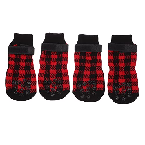 SEWOART Hundesocken Strümpfe Für Haustiere Weihnachtsmotiv Ohne Pfotenabdruck 4er-Set SEWOART Hundesocken Strümpfe Für Haustiere Weihnachtsmotiv Ohne Pfotenabdruck 4er-Set von SEWOART