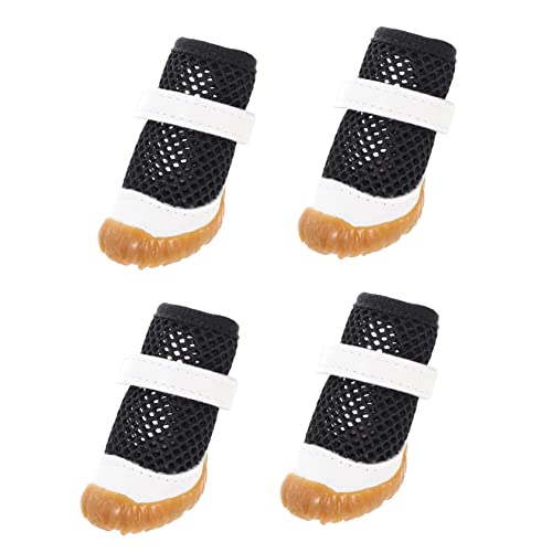 SEWOART 4 Stück Haustierschuhe Auto Atmungsaktive Hundeschuhe Hundestiefel Hundespielzeug Welpe Hundepuzzle Katzenschuhe Sommerstiefel Für Hunde rutschfeste Hundeschuhe Black PVC SEWOART 4 Stück Haustierschuhe Auto Atmungsaktive Hundeschuhe Hundestiefel Hundespielzeug Welpe Hundepuzzle Katzenschuhe Sommerstiefel Für Hunde rutschfeste Hundeschuhe Black PVC von SEWOART