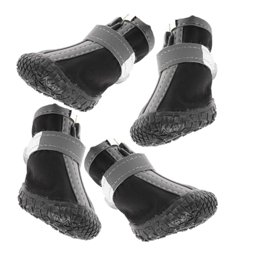 SEWOART 4 Stück Haustierschuhe Auto Welpe Große Hundepipipads Vlies Stiefeletten Schutz Sohle, Einzig, Alleinig Dackelmäntel Hundemäntel Mittel Katzenschuhe Hunde Stiefel Gummi Black SEWOART 4 Stück Haustierschuhe Auto Welpe Große Hundepipipads Vlies Stiefeletten Schutz Sohle, Einzig, Alleinig Dackelmäntel Hundemäntel Mittel Katzenschuhe Hunde Stiefel Gummi Black von SEWOART