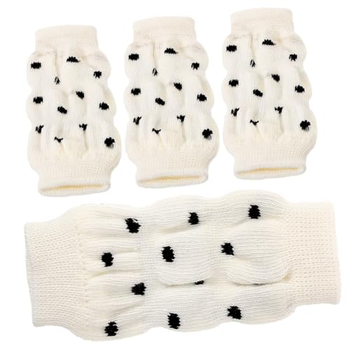 SEWOART 4 Stück Haustiersocken Haustierbeinsocken für Hunde Katzenleggings für Katzen Kniebandage Haustiere Welpen-Beinärmel Beinwärmer für Katzen rutschfest Knieschützer von SEWOART