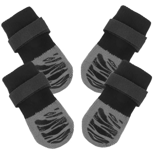 SEWOART 4 Stücke Anti Rutsch Hund Socken Pfoten Abdeckungen Schützende Hund Socken Freien von SEWOART