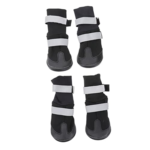 SEWOART Socken 4 Stück Pfotenschutz für Hundestiefel Hund warme Stiefel Winter warm heiß hundeschuhe Schneestiefel Stiefel für Haustierhunde Haustier Hund Winterschuhe der Hund von SEWOART