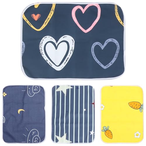 SEWOART Meerschweinchen-PIPI-Pads Waschbar 4er-Pack Käfigeinlagen Starke Saugfähigkeit Für Einstreu Für Kleintiere SEWOART Meerschweinchen-PIPI-Pads Waschbar 4er-Pack Käfigeinlagen Starke Saugfähigkeit Für Einstreu Für Kleintiere von SEWOART