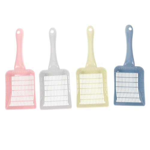 SEWOART 4 Stück Schaufel für Katzenstreu drinnen Katzenstreu Scoop Verklumpung katzenklo zubehör cat Litter Shovel Katze Sandschaufel Schaufel zum Reinigen von Katzenstreu ABS-Kunststoff SEWOART 4 Stück Schaufel für Katzenstreu drinnen Katzenstreu Scoop Verklumpung katzenklo zubehör cat Litter Shovel Katze Sandschaufel Schaufel zum Reinigen von Katzenstreu ABS-Kunststoff von SEWOART